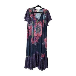 knee length dresses for ladies The Isabelle Asymmetrical Ruffle Trim Midi Dress  Ivory Marie